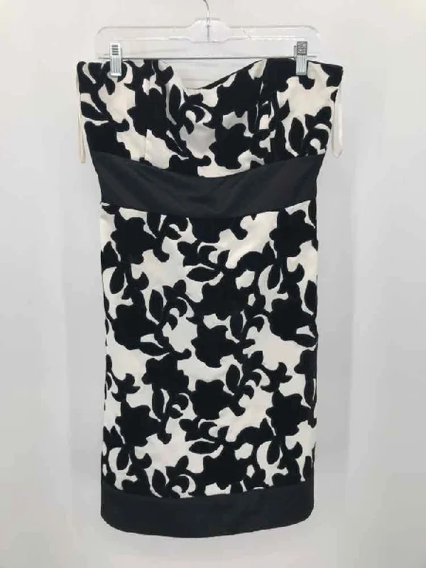 Pre-Owned WHBM White Size 14 Short Strapless Dress