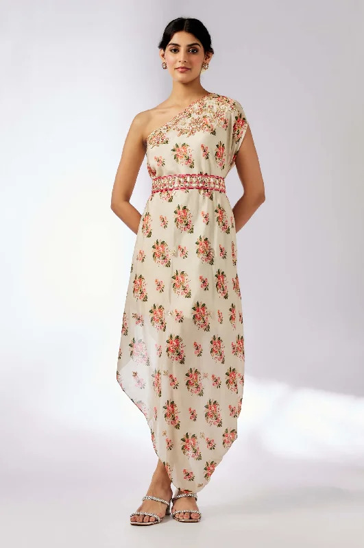 Zoya ivory dress