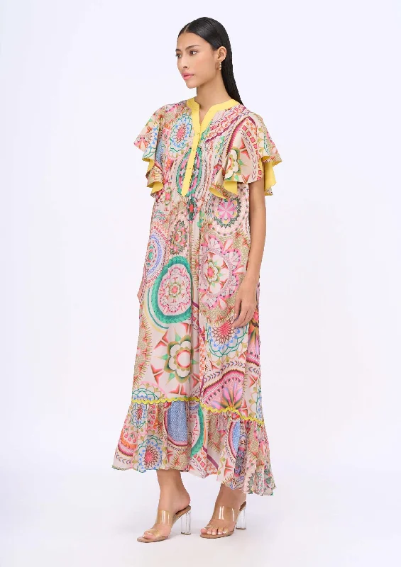 Love midi printed dress