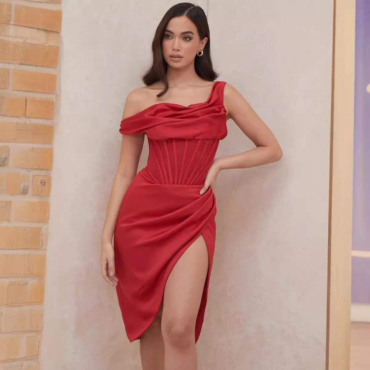 Women's Irregular Slit Dress