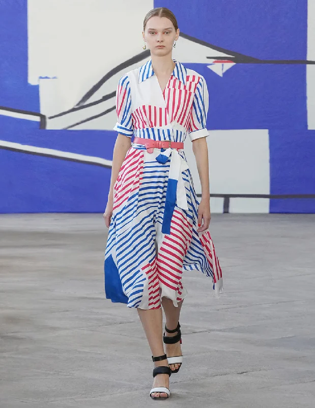 MARYLING Back waist with bows dress