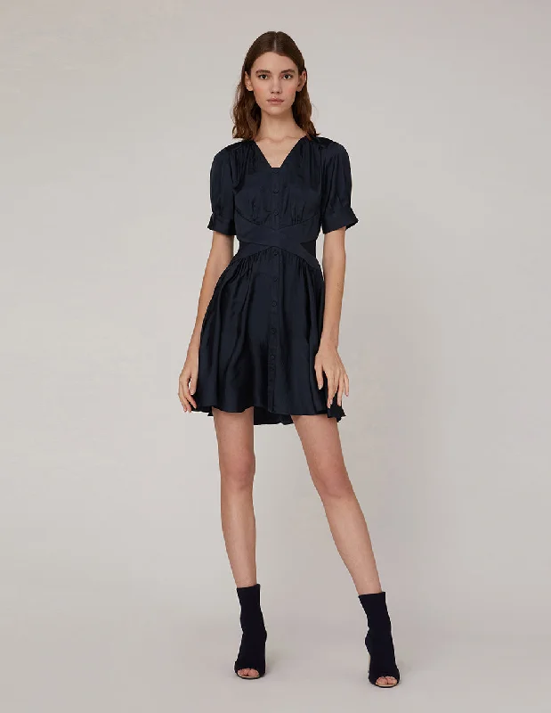 MARYLING V-shaped neckline dress