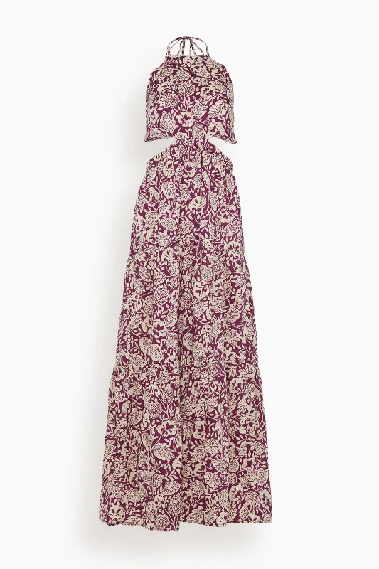 Costa Dress in Plum