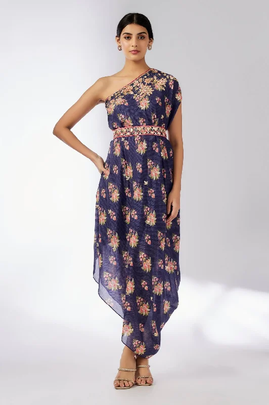Zoya navy dress