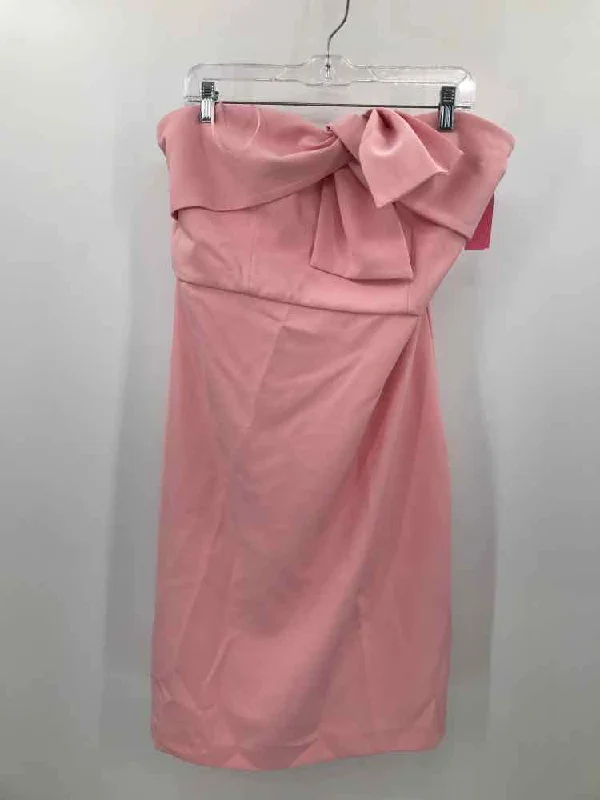 Pre-Owned Sam Edelman Pink Size 10 Knee Length Strapless Dress