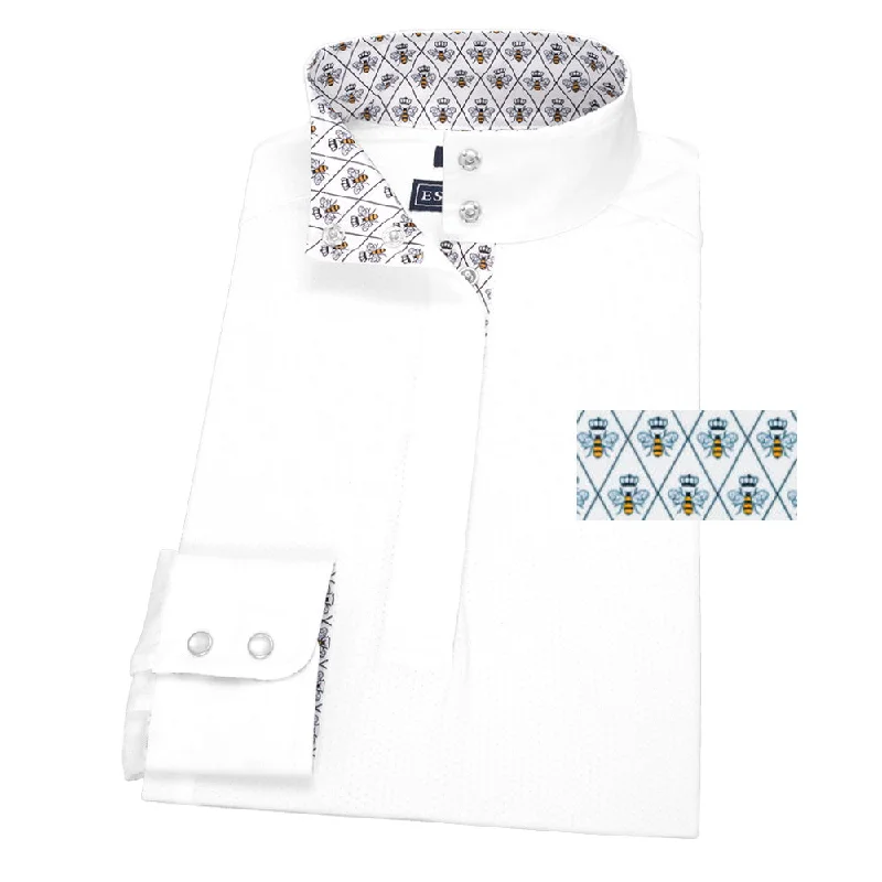 Essex Classics Ladies Queen Bee Straight Collar Show Shirt Fashionable Short Sleeve Shirt Essex Classics Ladies Queen Bee Straight Collar Show Shirt Fashionable Short Sleeve Shirt