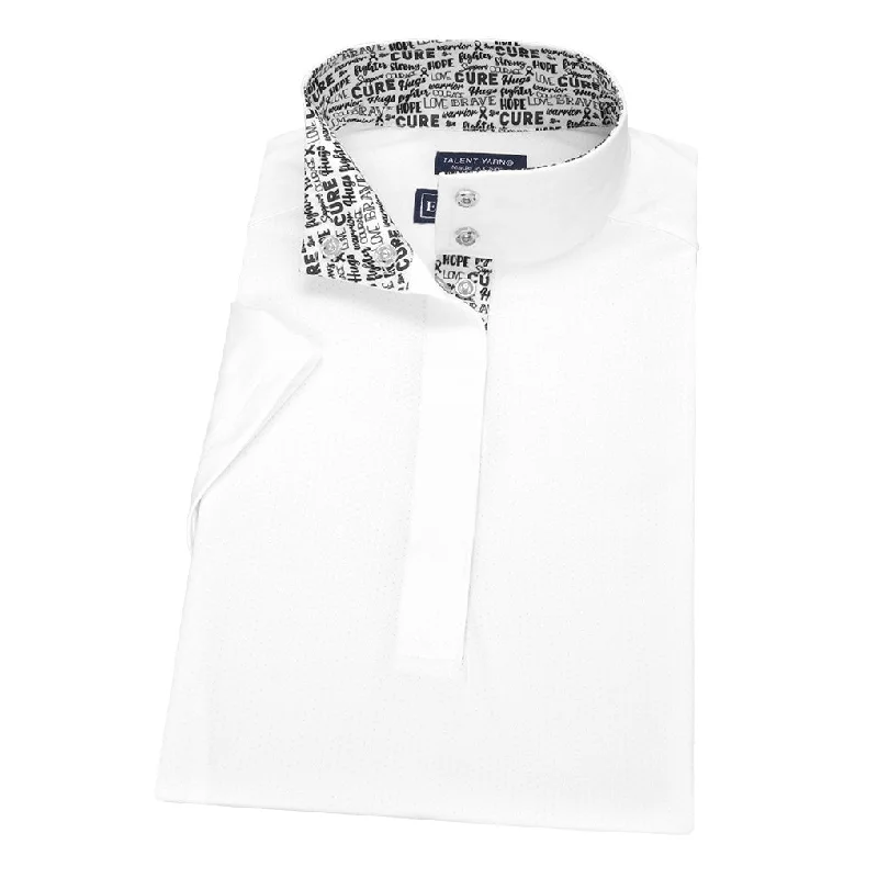 Essex Classics Ladies Stay Strong Straight Collar Short Sleeve Show Shirt Modern Short Sleeve Top Essex Classics Ladies Stay Strong Straight Collar Short Sleeve Show Shirt Modern Short Sleeve Top