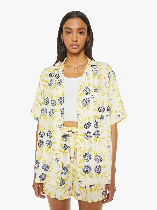 Natalie Martin Kevin Shirt - Prairie Indigo Comfortable Loose Short Sleeve