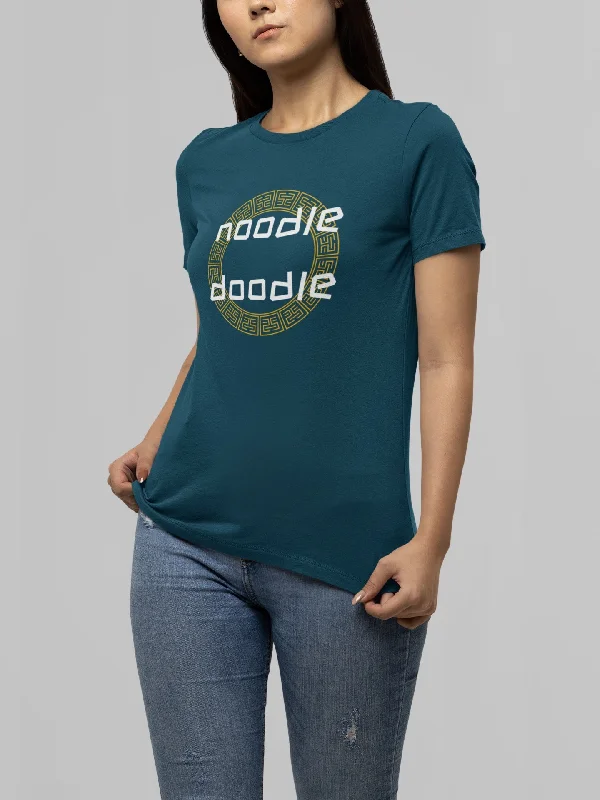 NOODLE DOODLE  PRINTED TSHIRT Trendy Short Sleeve Tunic