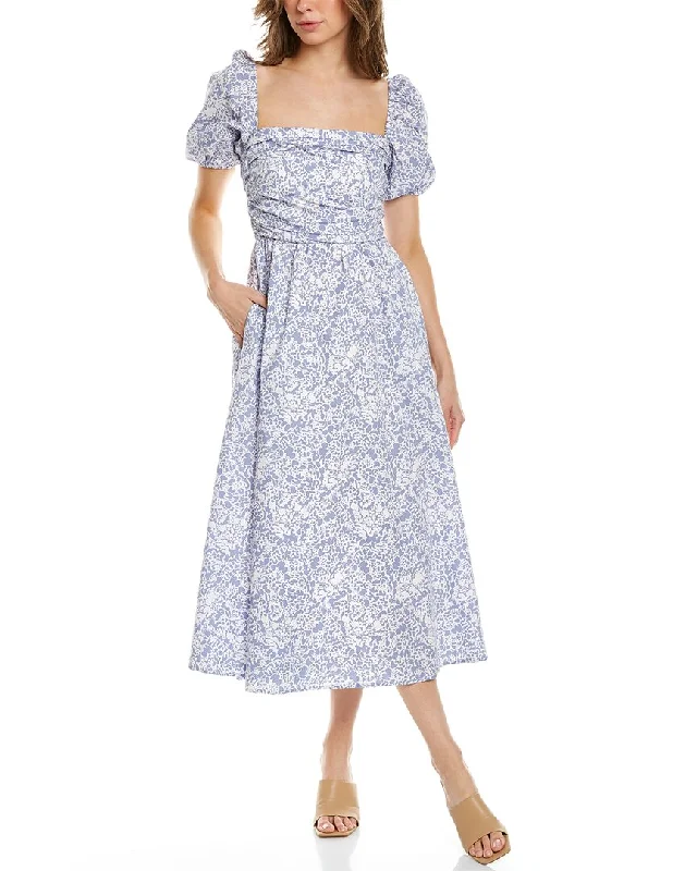 O.P.T. River Midi Dress Trendy Boho Midi Dress