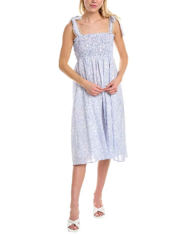 O.P.T. Sonia Midi Dress Comfortable Short Sleeve Midi Dress