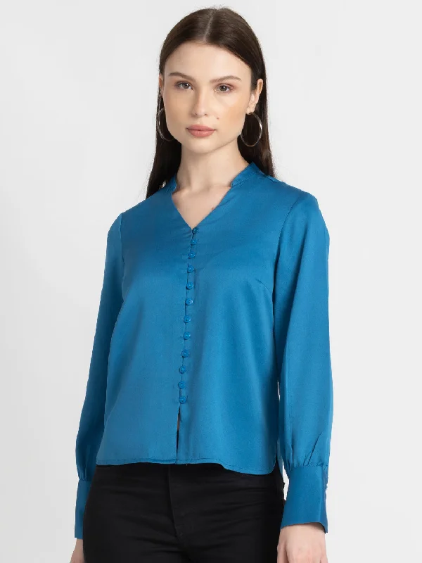 Skylar Shirt Elegant Lace-Trimmed Short Shirt