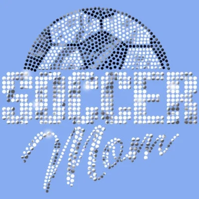 Soccer Mom - Sequins T Shirt Chic Button-Up Short Shirt