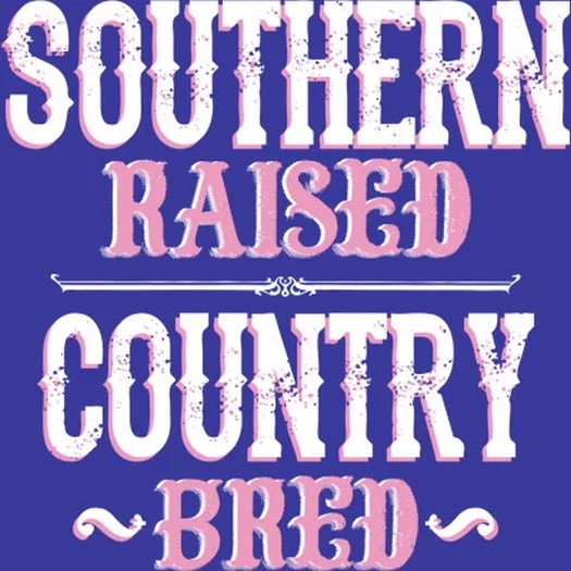 Southern Raised - Country Bred T Shirt Fashionable Plaid Short Sleeve