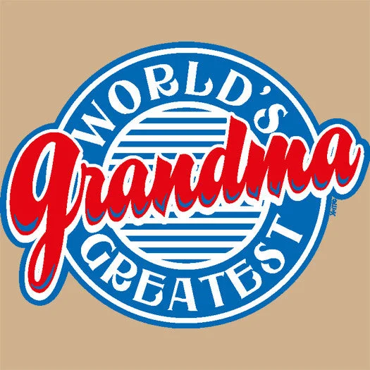 World's Greatest Grandma/Diner T Shirt Comfortable Short Sleeve Blouse