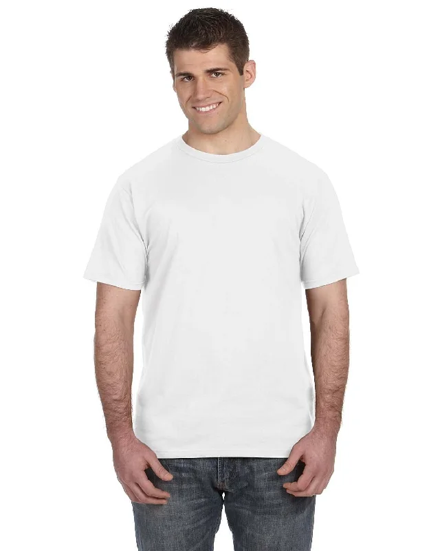 Anvil Fashion Fit T-Shirt | White Cotton Fabric Linen Fabric Terry Fabric