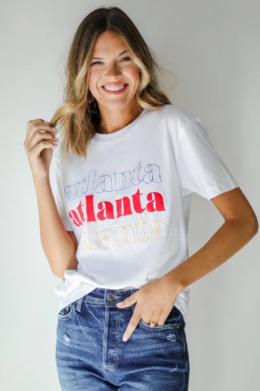 Atlanta Tee Zippered Front Buttoned Front Snap Front