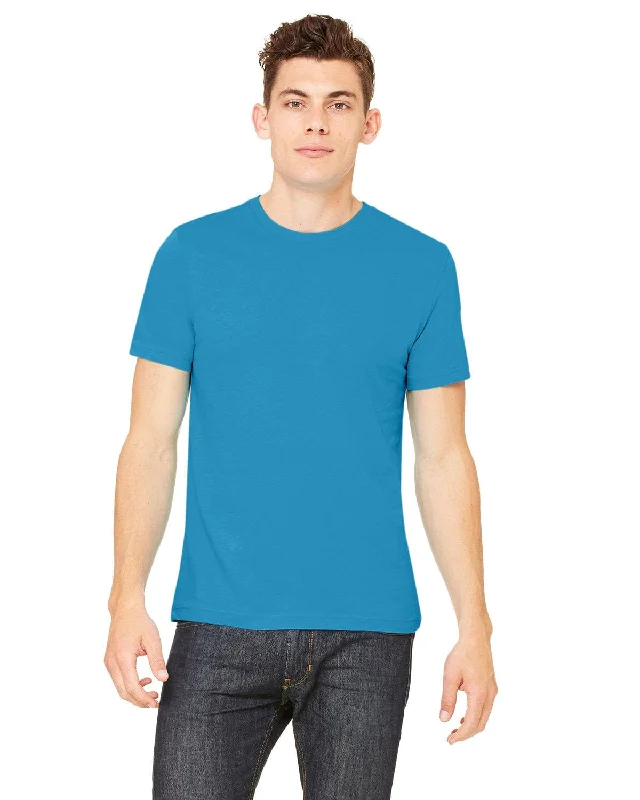 Bella+Canvas Unisex T-Shirt | Aqua Lace Blend Ribbed Blend Corduroy Blend