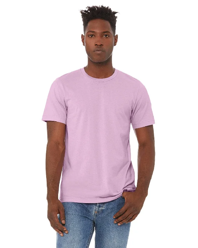 Bella+Canvas Unisex T-Shirt | Lilac Terry Blend Velvet Blend Canvas Blend