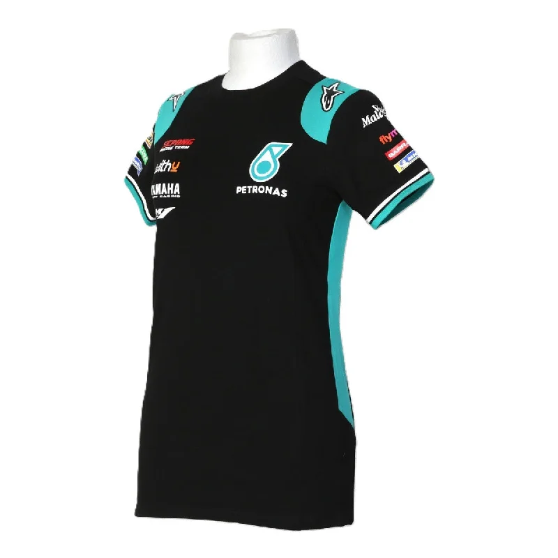 T-SHIRT ROSSI LADIES Yamaha Petronas Team Tee Bikes Womens MotoGP NEW! XS Zippered Buttoned Snapped T-SHIRT ROSSI LADIES Yamaha Petronas Team Tee Bikes Womens MotoGP NEW! XS Zippered Buttoned Snapped