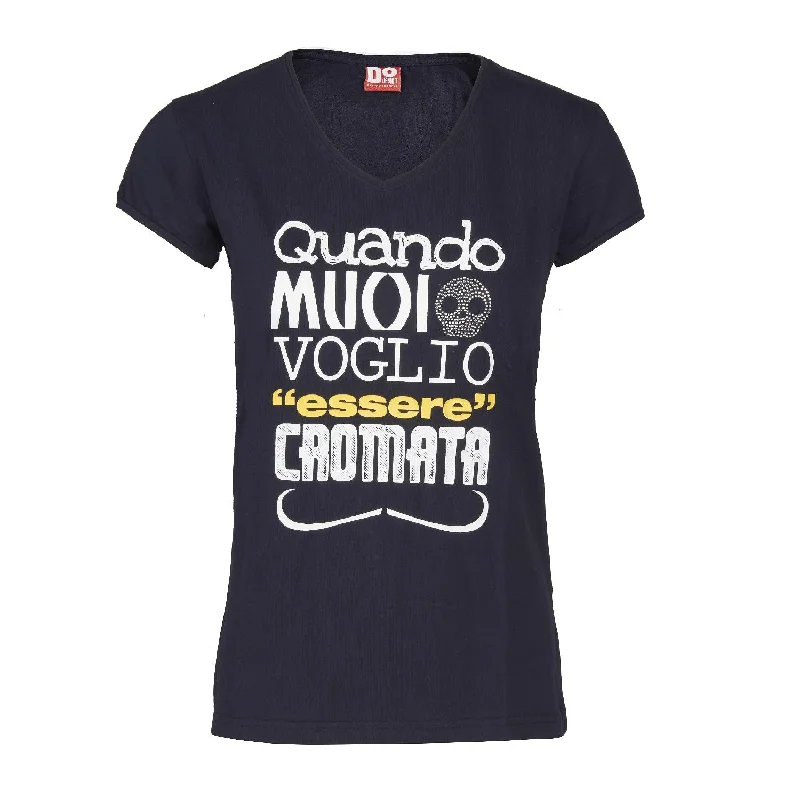 T-SHIRT Tee Ladies Do-Design Moped Bike Racing Chrome Cromato Navy NEW! LARGE Anti-Pilling Machine Wash Handmade T-SHIRT Tee Ladies Do-Design Moped Bike Racing Chrome Cromato Navy NEW! LARGE Anti-Pilling Machine Wash Handmade