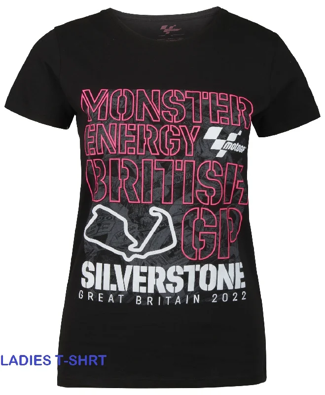 T-Shirt MotoGP Bike Monster Grand Prix Silverstone TEXT 2022 NEW! Ladies M Spandex Blend Rayon Blend Denim Blend T-Shirt MotoGP Bike Monster Grand Prix Silverstone TEXT 2022 NEW! Ladies M Spandex Blend Rayon Blend Denim Blend