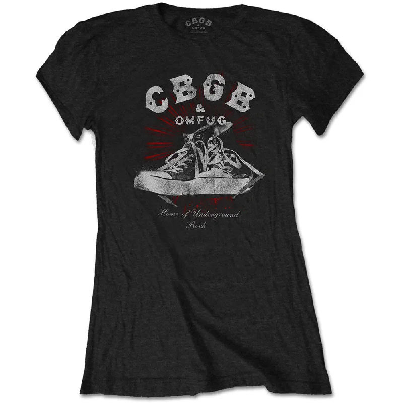 CBGB Ladies T-Shirt: Converse Fashionable Trendy Casual