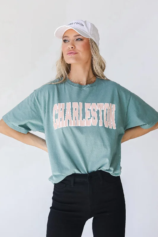 Charleston Graphic Tee Boxy Fit Fitted Loose