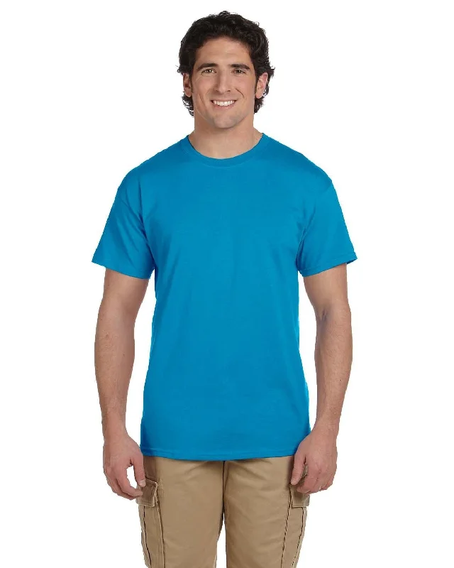 Fruit of the Loom 100% Cotton T-Shirt | Pacific Blue Terry Blend Velvet Blend Canvas Blend