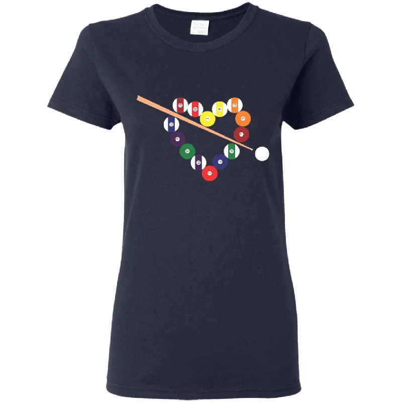 iLovePool - Women's Gildan Ladies' 5.3 oz. T-Shirt Mesh Blend Leather Blend Suede Blend iLovePool - Women's Gildan Ladies' 5.3 oz. T-Shirt Mesh Blend Leather Blend Suede Blend