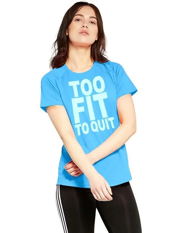 GymX Too Fit To Quit Blue Ladies Tee - Sale Faux Fur Fabric Real Fur Fabric Shearling Fabric GymX Too Fit To Quit Blue Ladies Tee - Sale Faux Fur Fabric Real Fur Fabric Shearling Fabric
