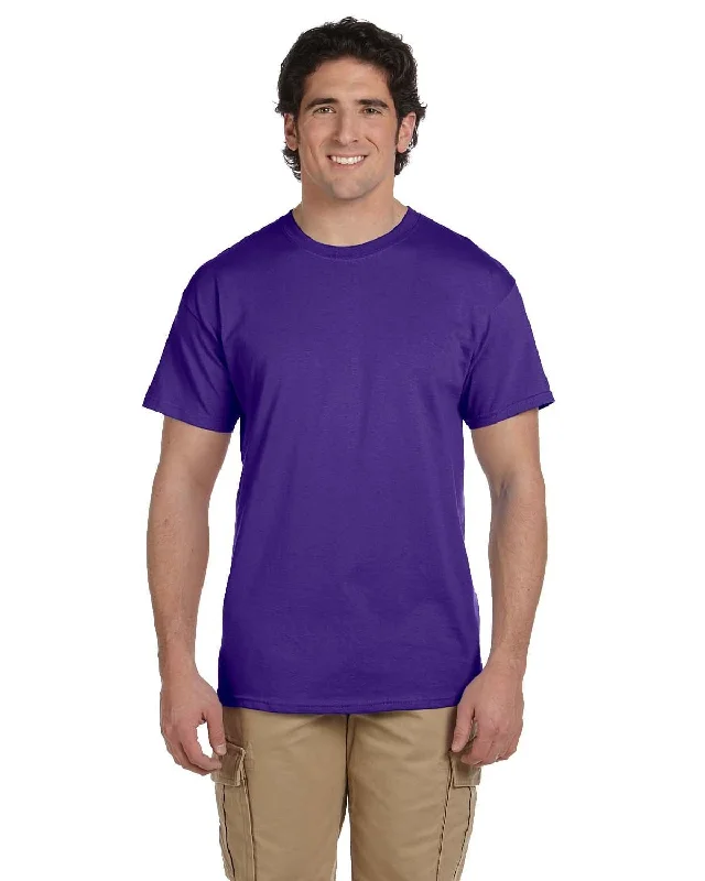 Hanes ComfortBlend 50/50 T-Shirt | Purple Silk Blend Satin Velvet