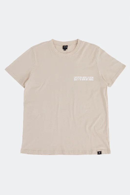 I Have No Idea Where I Am Going, But I'm On My Way / T-shirt Notch Collar Peter Pan Collar Cowl Neck I Have No Idea Where I Am Going, But I'm On My Way / T-shirt Notch Collar Peter Pan Collar Cowl Neck