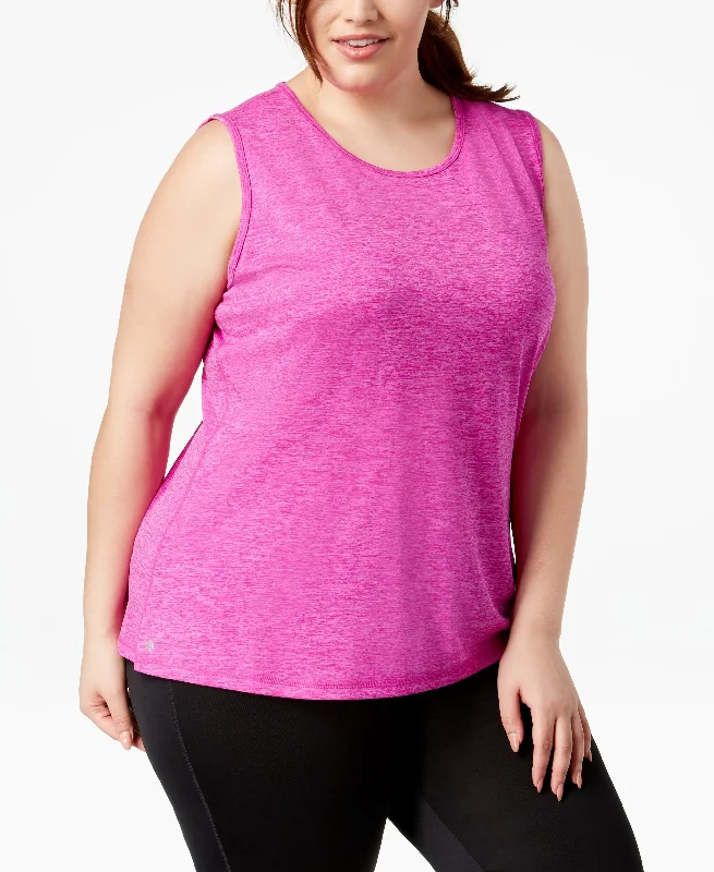 Ideology Plus Size Sleeveless T-Shirt V-Neck T-Shirt Long Sleeve Cotton