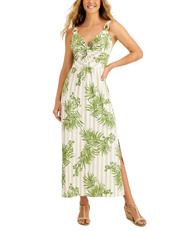 Jamie Layla Petite Floral-Print Twist-Front Maxi Dress Comfortable Cotton Maxi Dress Jamie Layla Petite Floral-Print Twist-Front Maxi Dress Comfortable Cotton Maxi Dress
