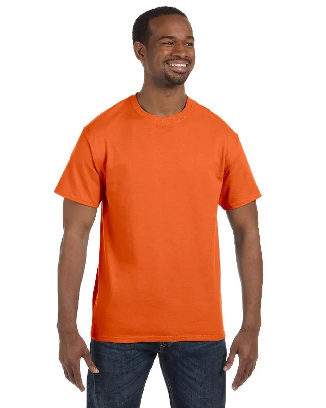 Jerzees Heavyweight 50/50 T-Shirt | Tennesee Orange Wool Fabric Cashmere Fabric Tweed Fabric