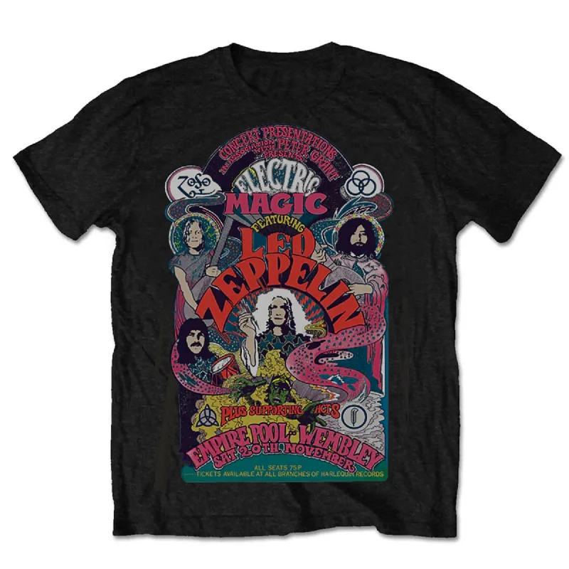 Led Zeppelin | Official Band T-shirt | Full Colour Electric Magic Faux Fur Fabric Real Fur Fabric Shearling Fabric Led Zeppelin | Official Band T-shirt | Full Colour Electric Magic Faux Fur Fabric Real Fur Fabric Shearling Fabric