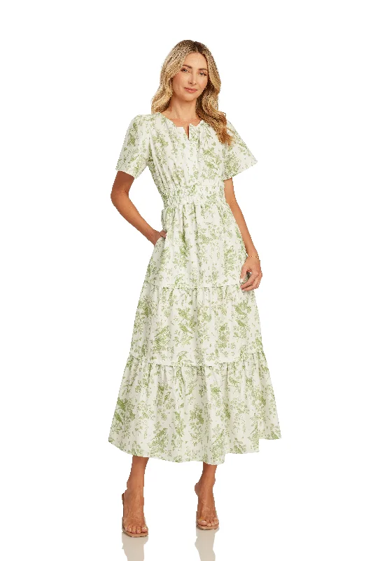 LINA MAXI DRESS TOILE Elegant Wraparound Maxi Dress
