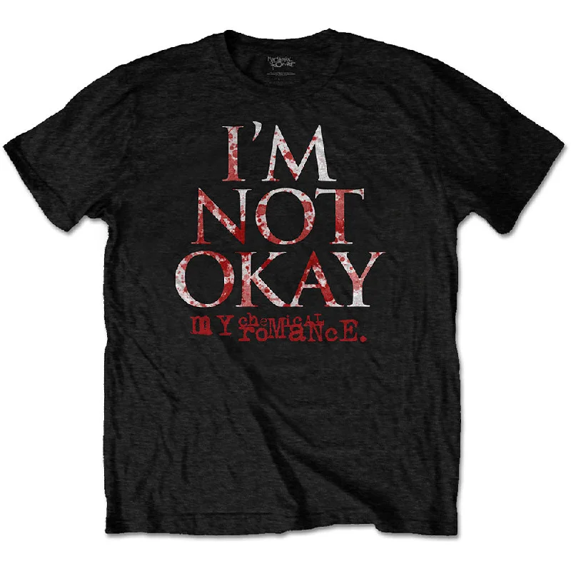 My Chemical Romance | Official Band T-shirt | I'm Not Okay Polka Dot Checkered Tartan My Chemical Romance | Official Band T-shirt | I'm Not Okay Polka Dot Checkered Tartan
