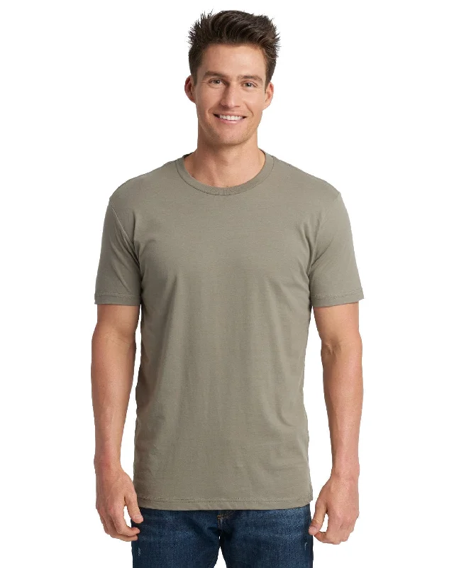 Next Level Unisex Short Sleeve T-Shirt | Warm Gray Spandex Blend Rayon Blend Denim Blend