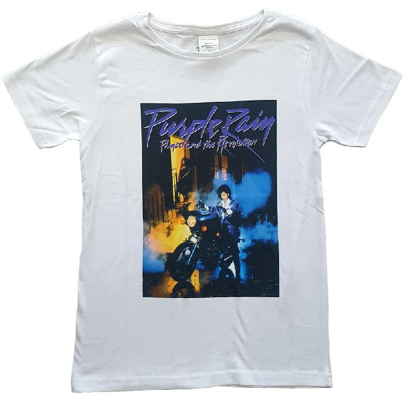 Prince Kids T-Shirt: Purple Rain Polka Dot Checkered Tartan