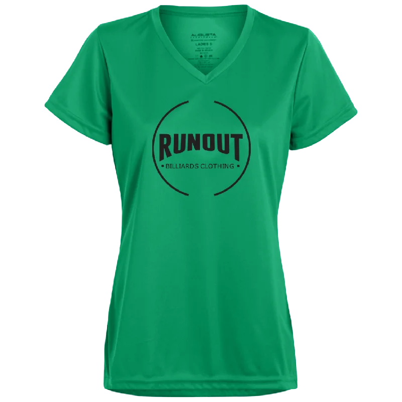 Runout Billiards Clothing - Augusta Ladies' Wicking T-Shirt Iron Safe Non-Iron Wrinkle Free Runout Billiards Clothing - Augusta Ladies' Wicking T-Shirt Iron Safe Non-Iron Wrinkle Free