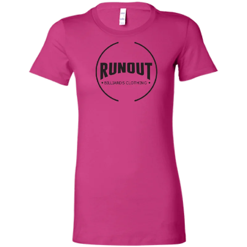 Runout Billiards Clothing - Bella + Canvas Ladies' Favorite T-Shirt Graphic Embroidered Appliqued Runout Billiards Clothing - Bella + Canvas Ladies' Favorite T-Shirt Graphic Embroidered Appliqued