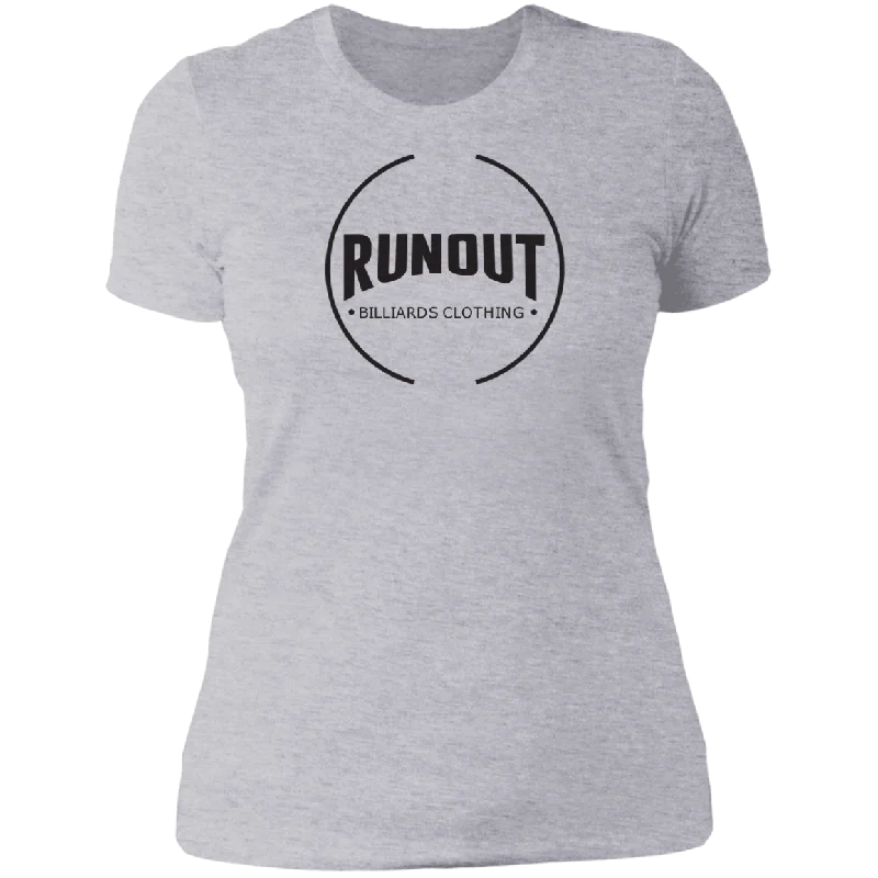 Runout Billiards Clothing - Next Level Ladies' Boyfriend T-Shirt Asymmetrical Pockets Print Runout Billiards Clothing - Next Level Ladies' Boyfriend T-Shirt Asymmetrical Pockets Print