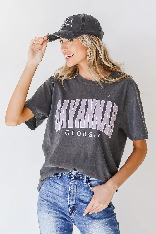 Savannah Georgia Tee Collared Crew Neck Turtle Neck