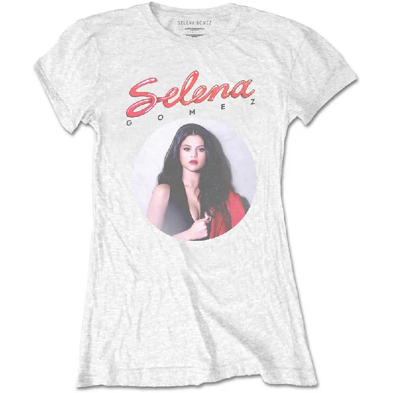 Selena Gomez Ladies T-Shirt: 80's Glam Layered Multi-layer Single Layer