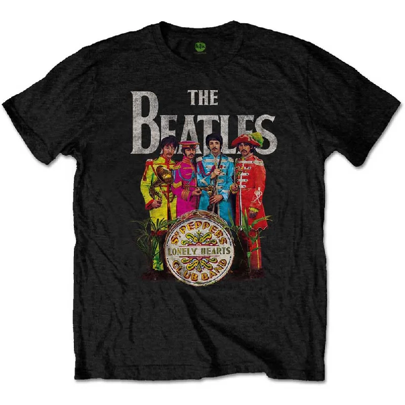 The Beatles | Official Band T-Shirt | Sgt Pepper Cashmere Blend Cotton Blend Poly Blend The Beatles | Official Band T-Shirt | Sgt Pepper Cashmere Blend Cotton Blend Poly Blend