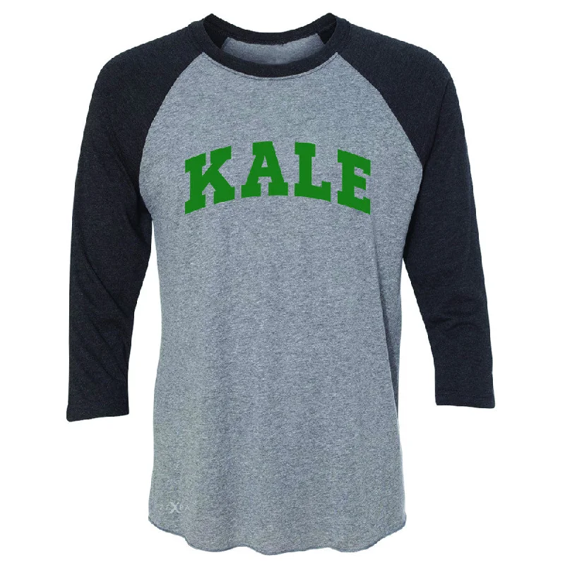 Zexpa Apparel™ Kale GN University Gift for Vegetarian 3/4 Sleevee Raglan Tee Vegan Fun Tee Zippered Front Buttoned Front Snap Front Zexpa Apparel™ Kale GN University Gift for Vegetarian 3/4 Sleevee Raglan Tee Vegan Fun Tee Zippered Front Buttoned Front Snap Front