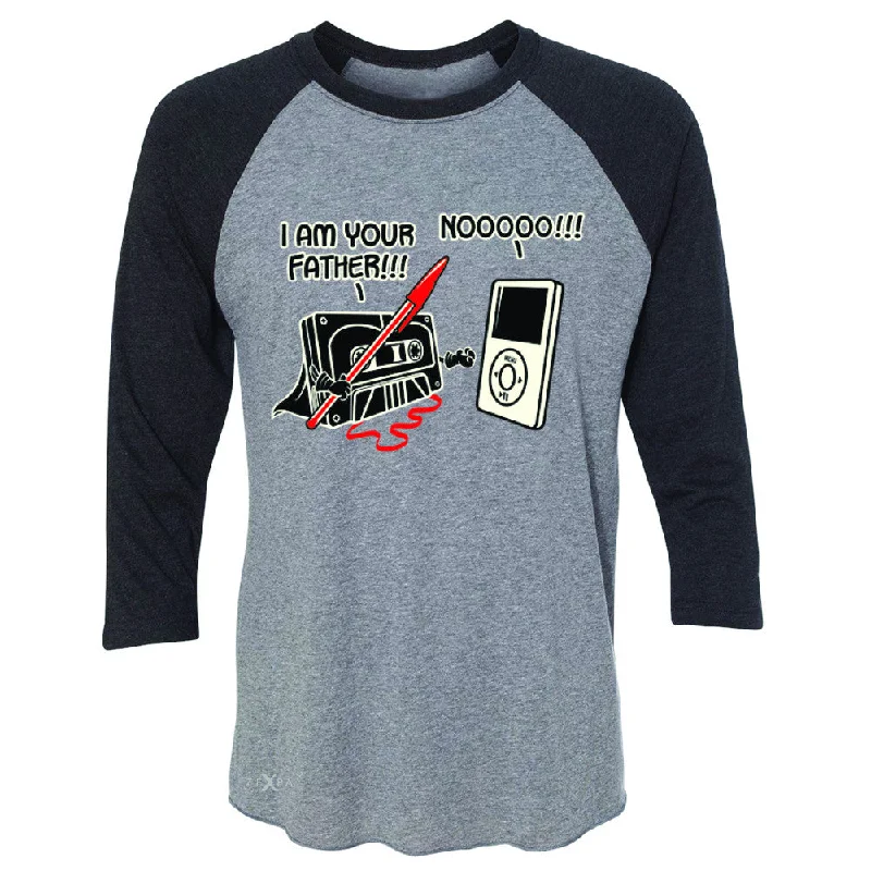 Zexpa Apparel™ I'm Your Father - Cassette iPod SW 3/4 Sleevee Raglan Tee Father's Day Tee Terry Blend Velvet Blend Canvas Blend Zexpa Apparel™ I'm Your Father - Cassette iPod SW 3/4 Sleevee Raglan Tee Father's Day Tee Terry Blend Velvet Blend Canvas Blend