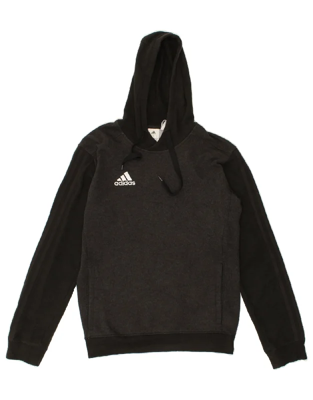 ADIDAS Mens Climalite Hoodie Jumper Small Grey Colourblock Cotton Hoodie Crop Top Short Trendy ADIDAS Mens Climalite Hoodie Jumper Small Grey Colourblock Cotton Hoodie Crop Top Short Trendy